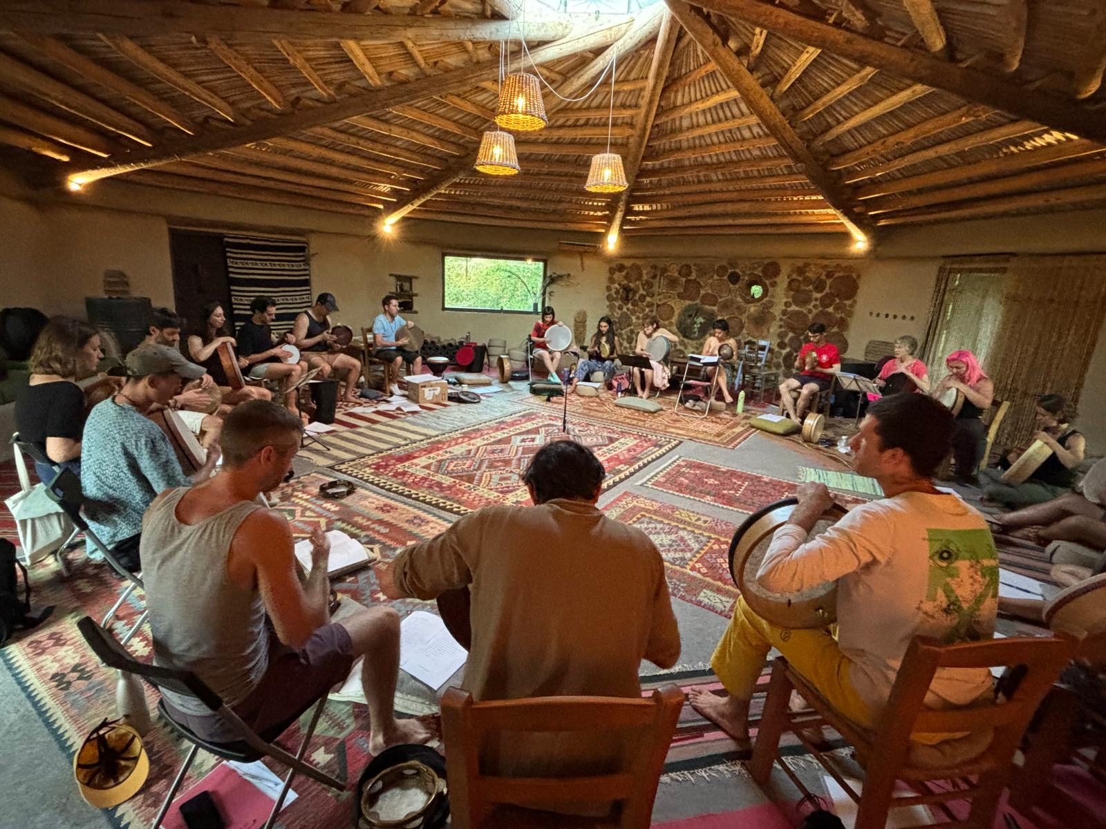 Lesson session in the teaching space